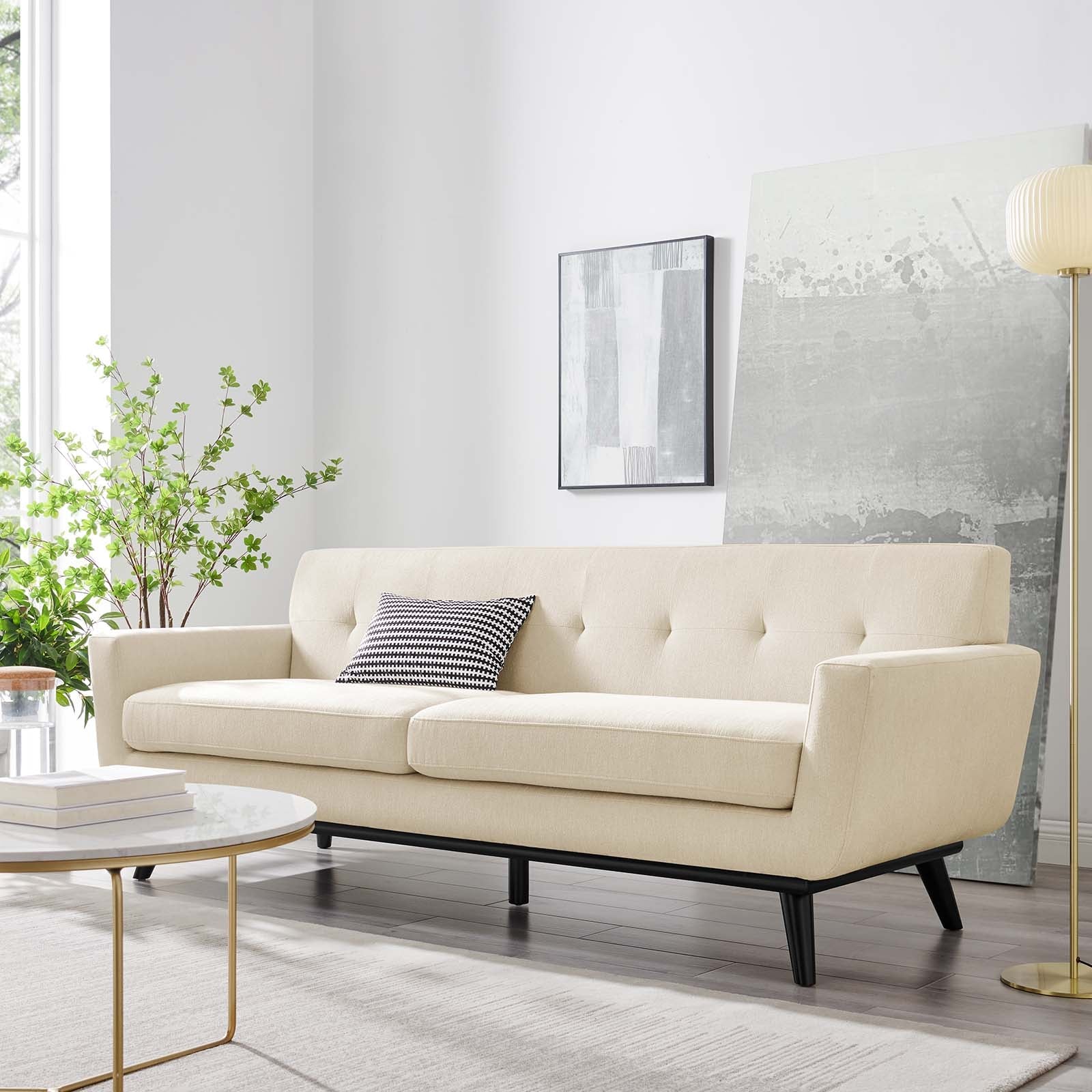 Engage Herringbone Fabric Sofa by Modway