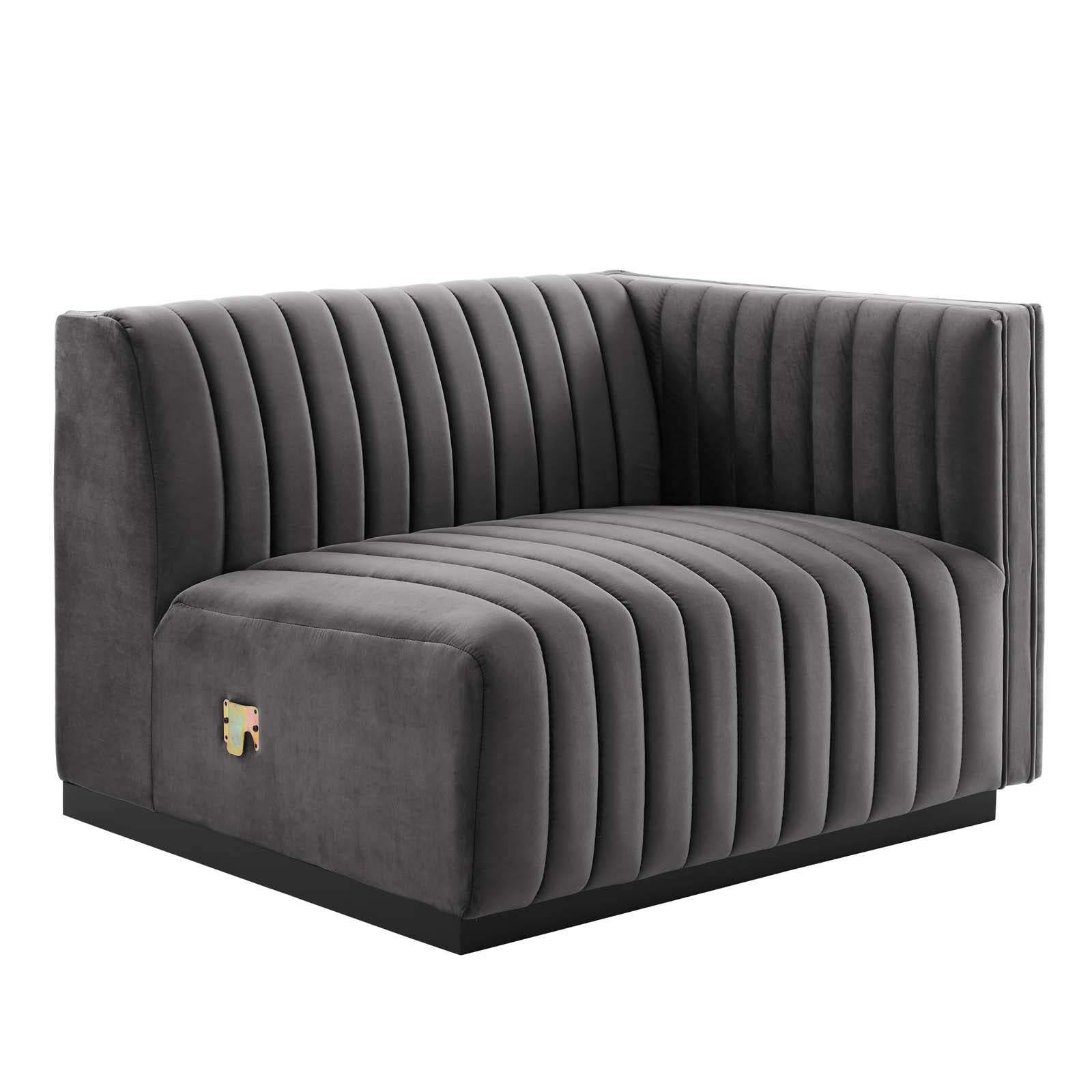 Conjure 4-Piece Channel Tufted Performance Velvet Sofa by Modway