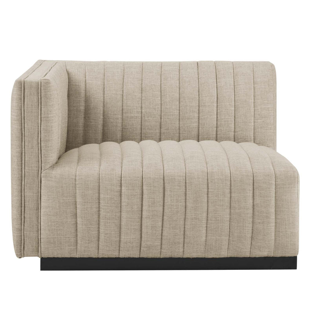 Conjure 4-Piece Channel Tufted Upholstered Fabric Sofa by Modway