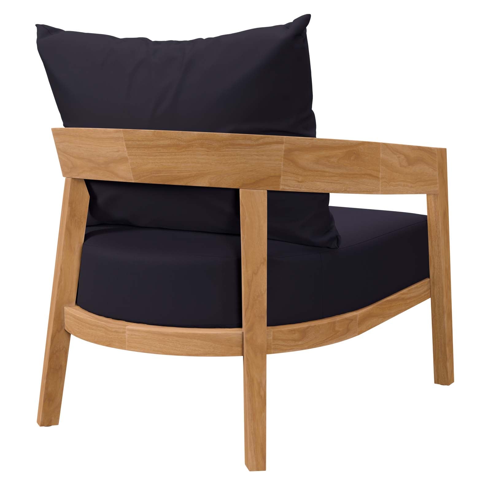 Brisbane 6-Piece Teak Wood Outdoor Patio Set by Modway