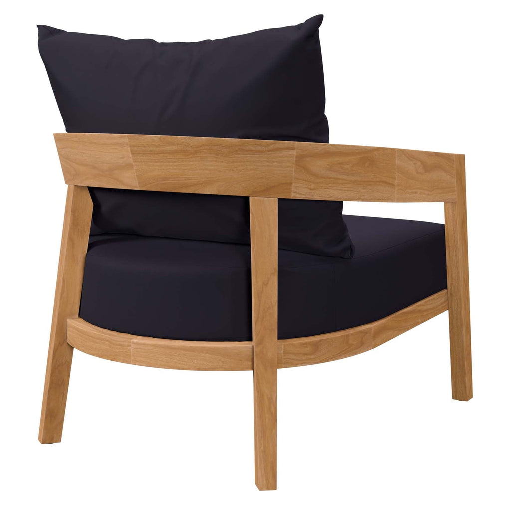 Brisbane 3-Piece Teak Wood Outdoor Patio Set by Modway