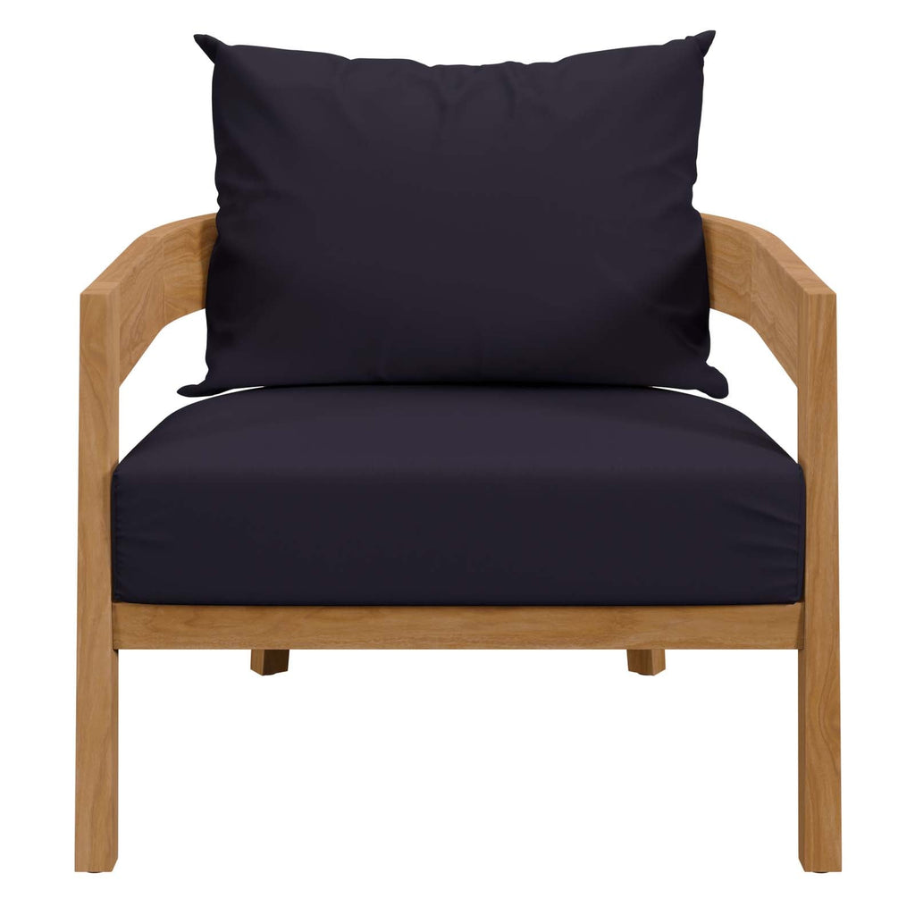Brisbane 3-Piece Teak Wood Outdoor Patio Set by Modway