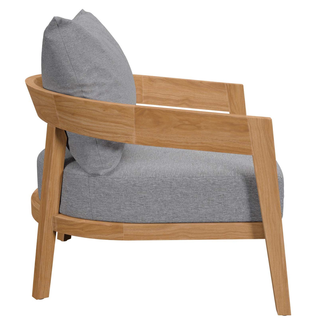 Brisbane 3-Piece Teak Wood Outdoor Patio Set by Modway