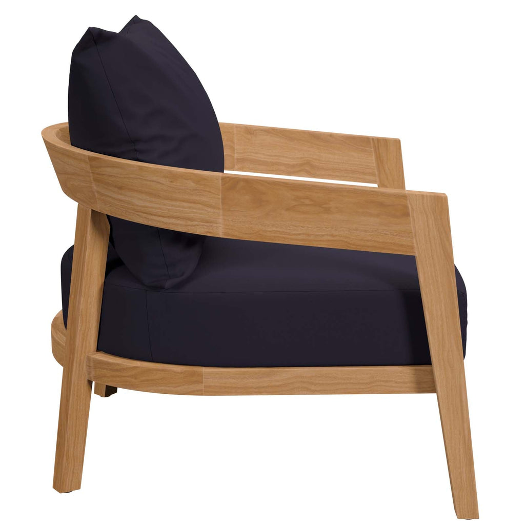 Brisbane 3-Piece Teak Wood Outdoor Patio Set by Modway