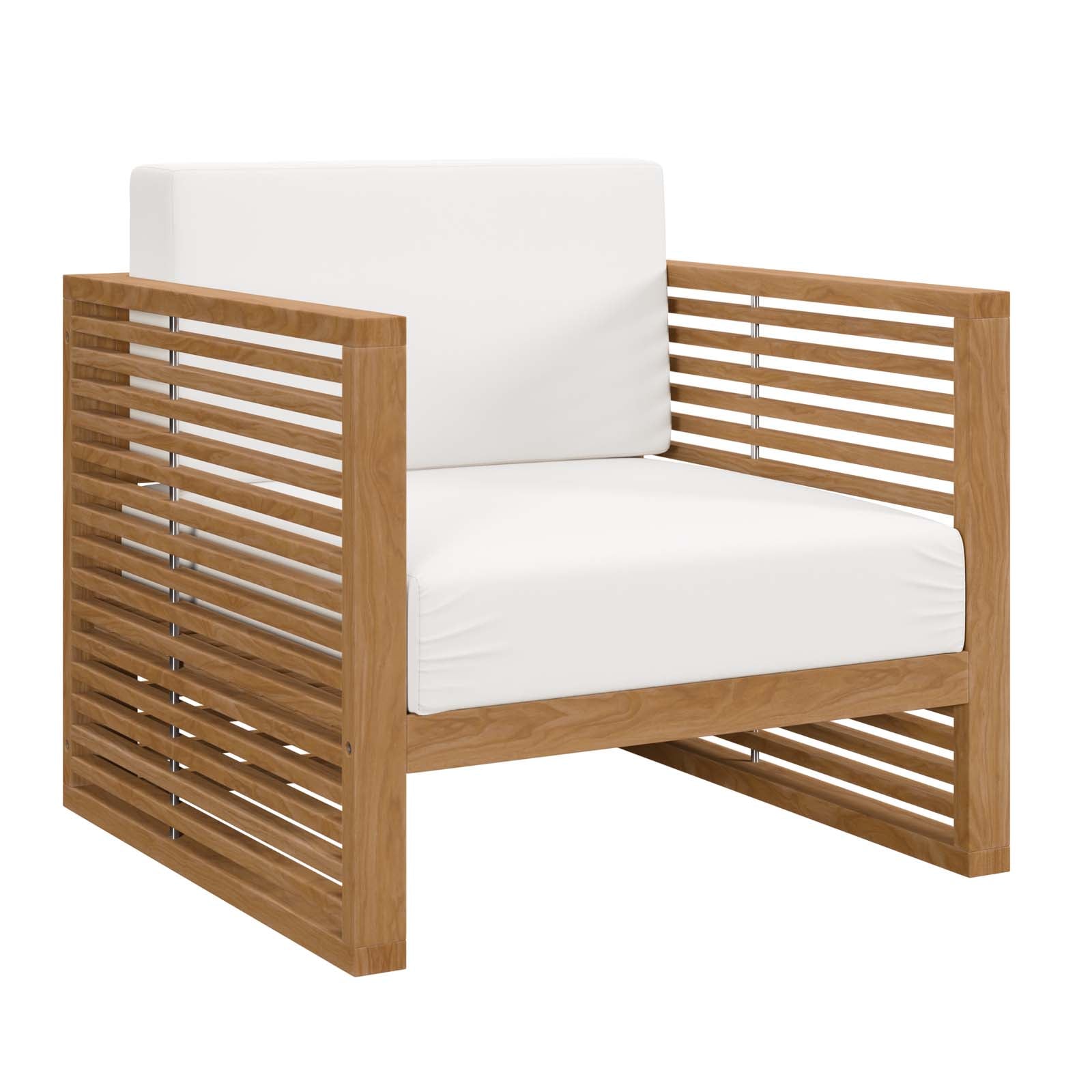 Carlsbad 6-Piece Teak Wood Outdoor Patio Set by Modway
