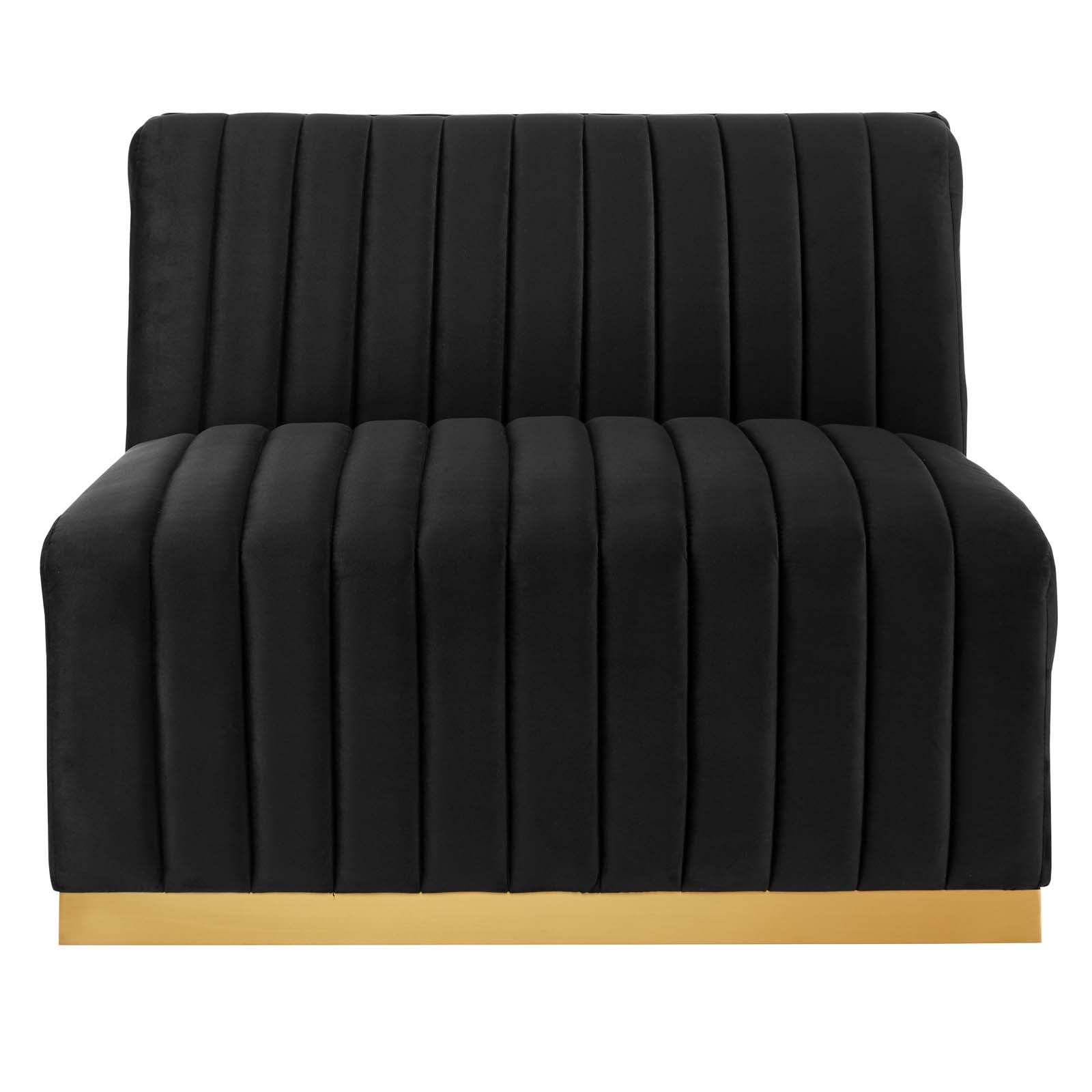 Conjure Channel Tufted Performance Velvet Sofa in
