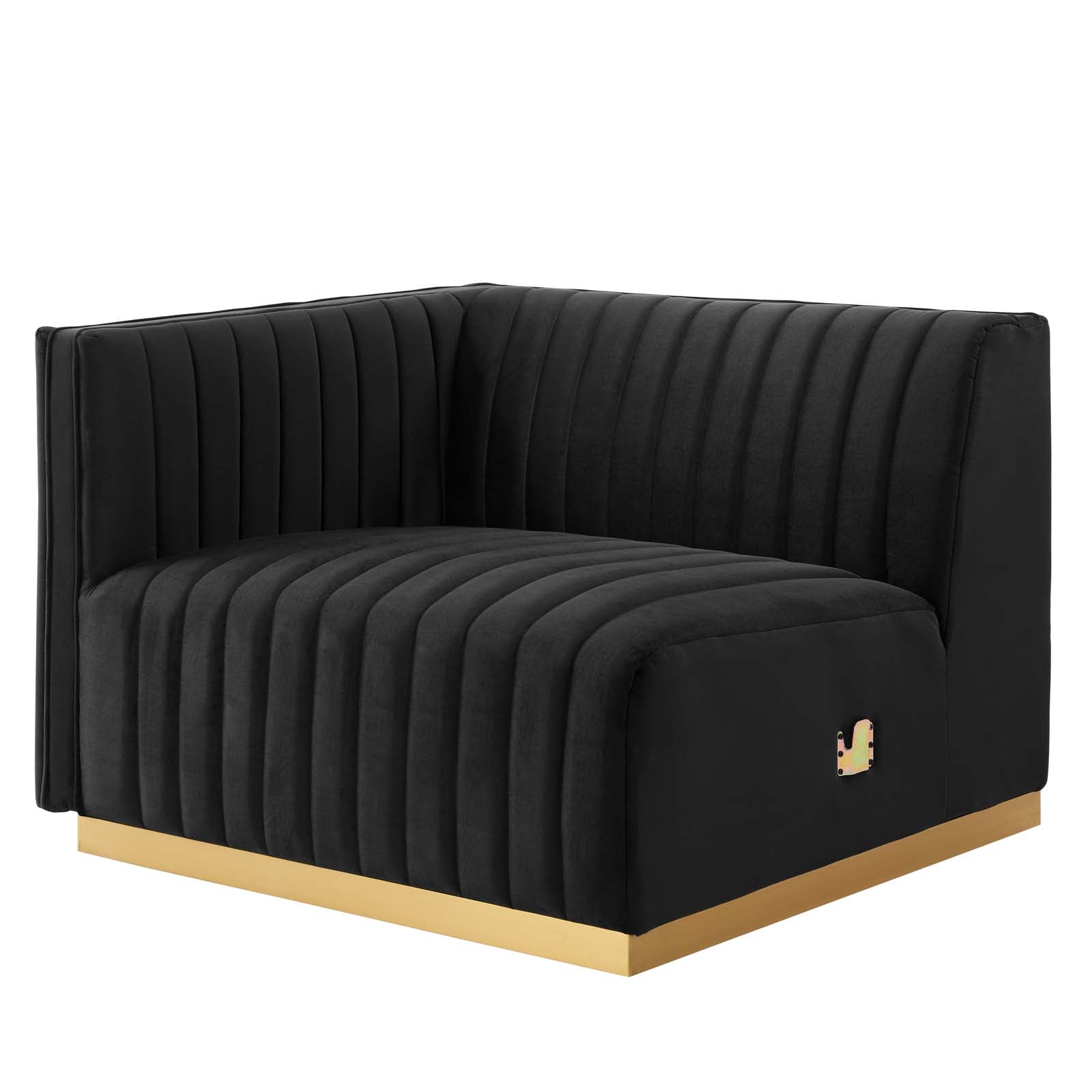 Conjure Channel Tufted Performance Velvet 4-Piece