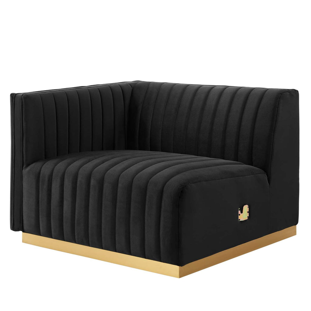 Conjure Channel Tufted 5-Piece Sectional