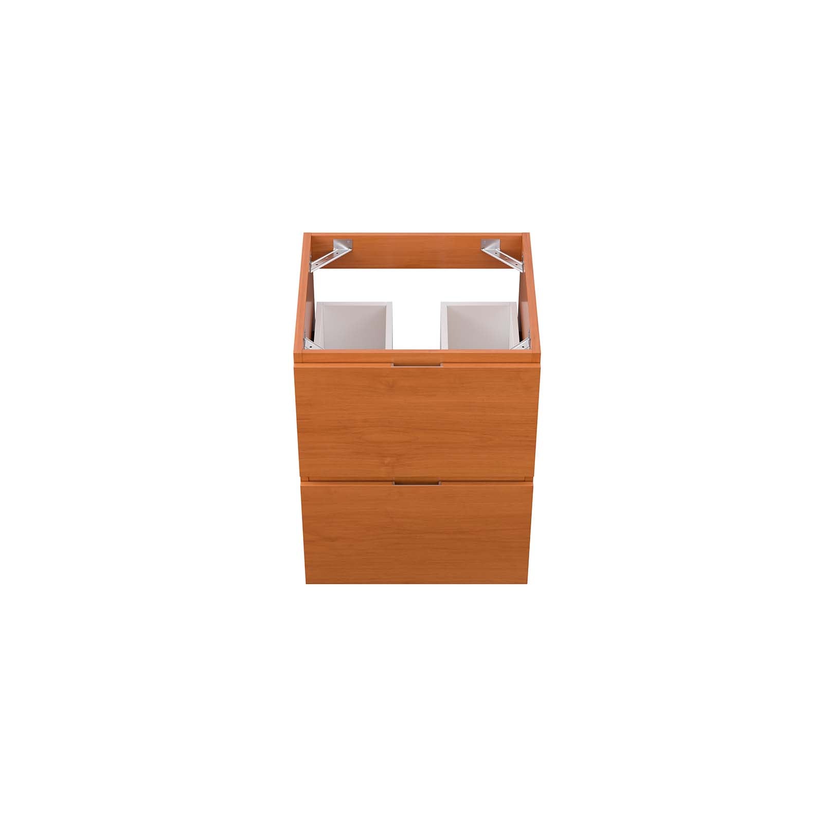 Scenic 18" Wall-Mount Bathroom Vanity Cabinet (Sink Basin Not Included) by Modway