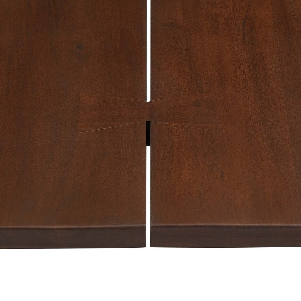 Viggo 96" Live Edge Acacia Wood Acacia Wood Dining Table by Modway