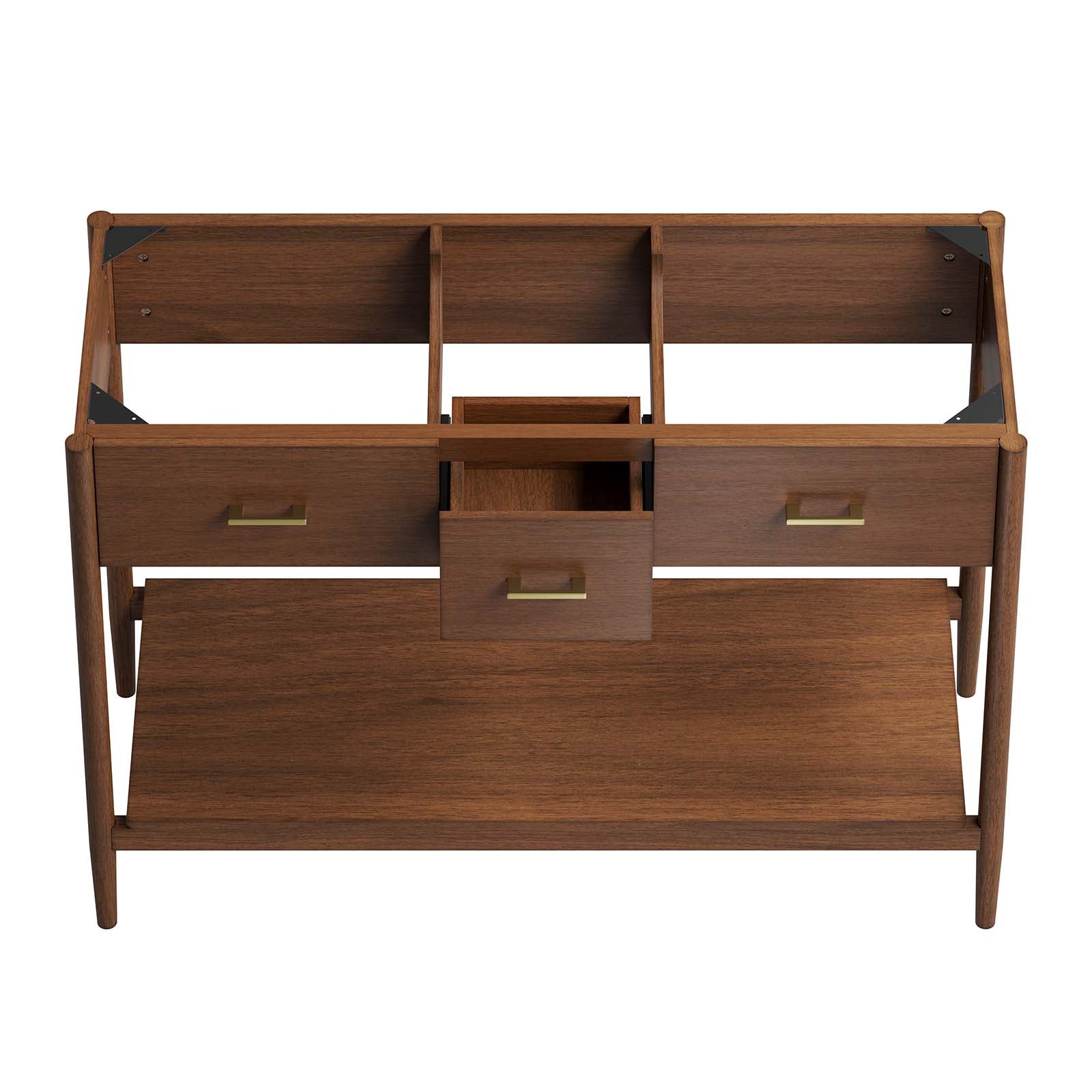Zaire 48" Double Sink Compatible Bathroom Vanity Cabinet (Sink Basin Not Included) by Modway