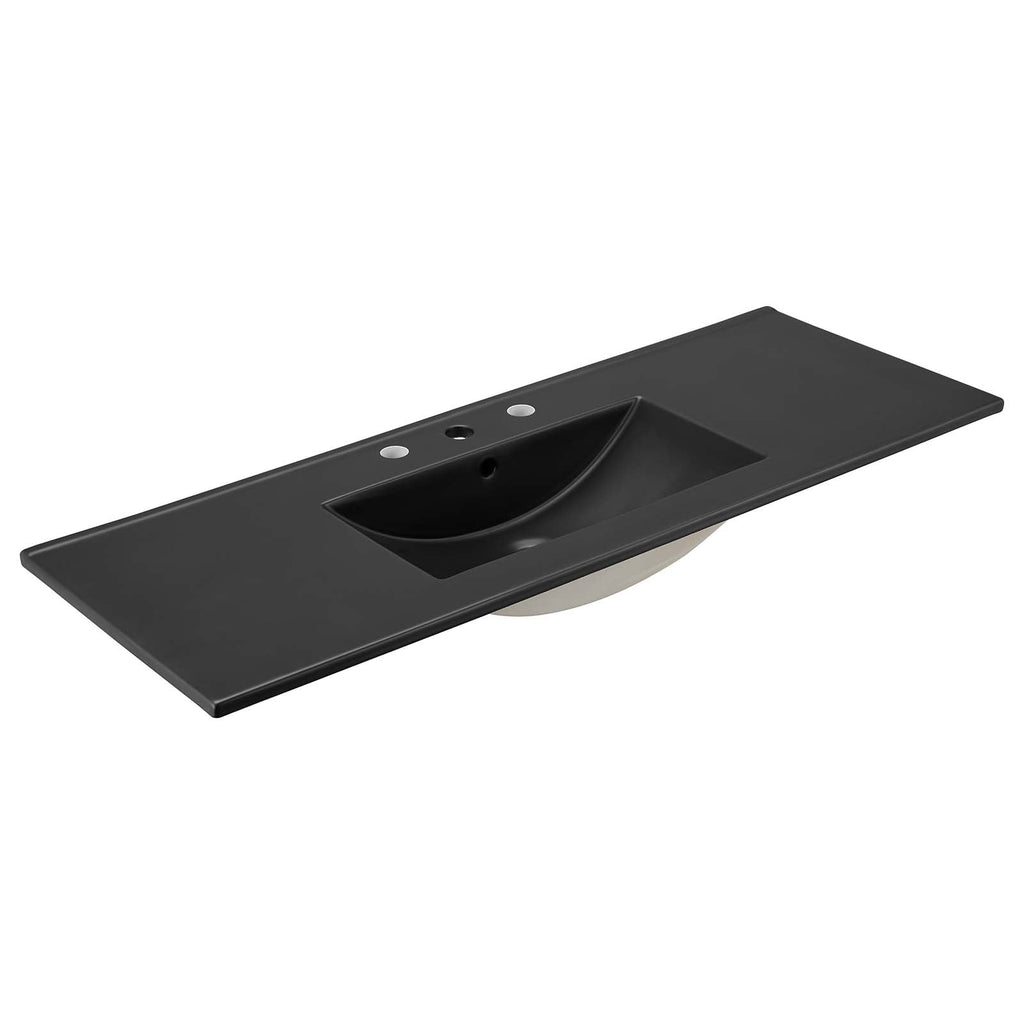 Elysian 48" Wood Single Sink Bathroom Vanity by Modway