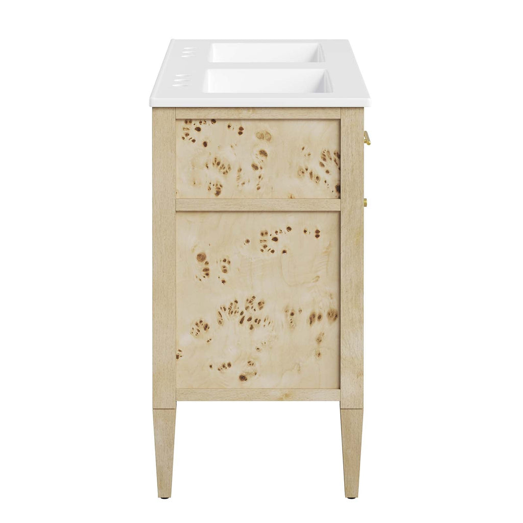 Elysian 48" Double Sink Bathroom Vanity by Modway