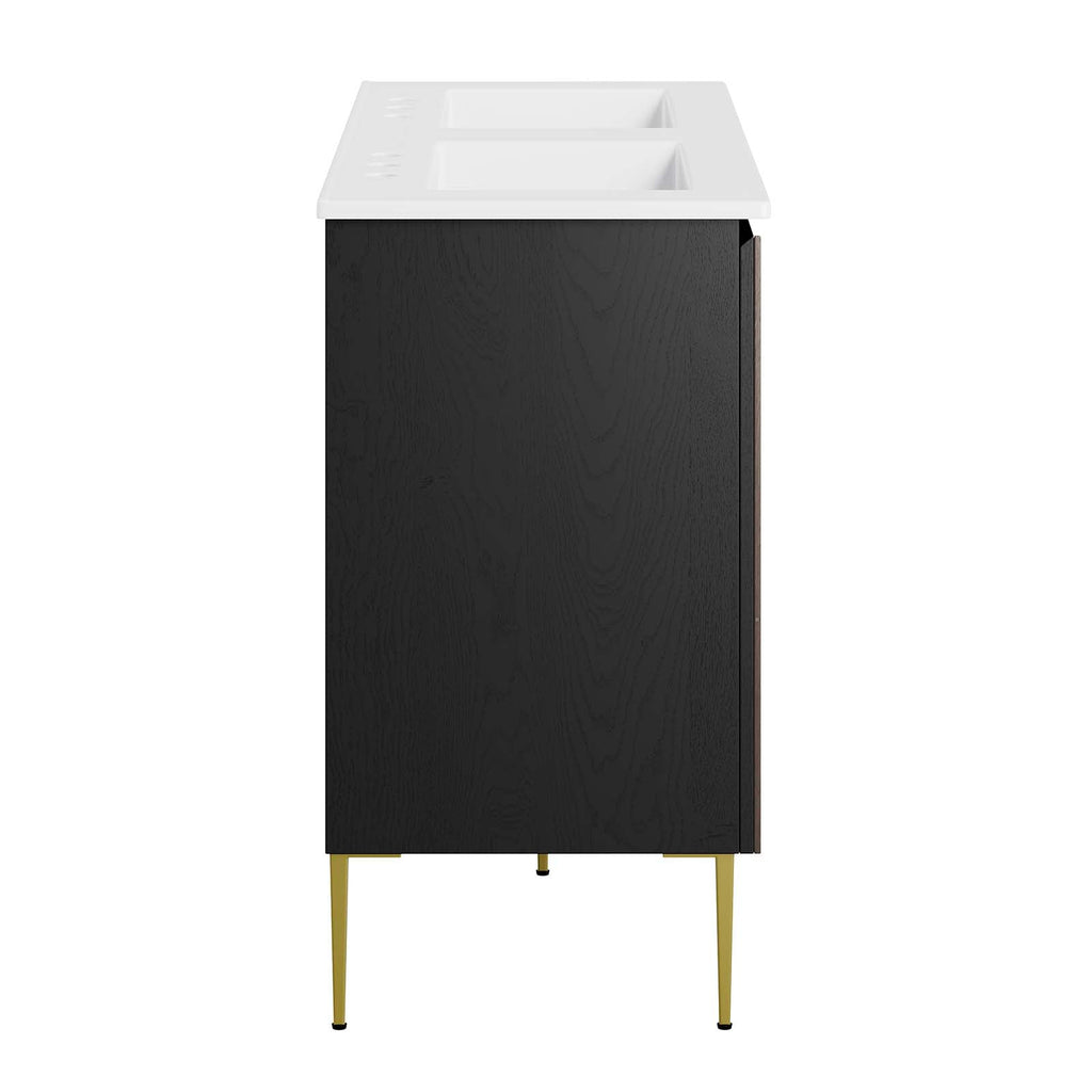 Alchemist 48" Double Sink Bathroom Vanity by Modway