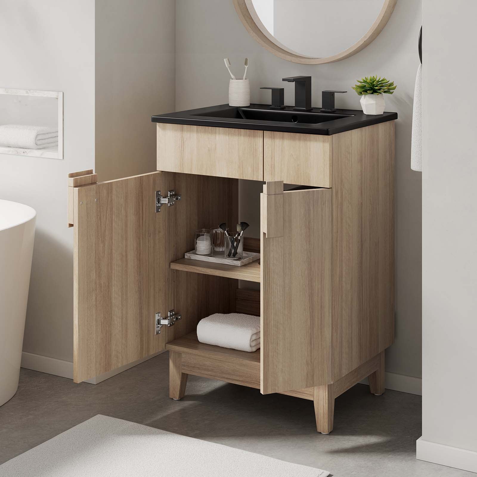 Miles 24" Bathroom Vanity by Modway