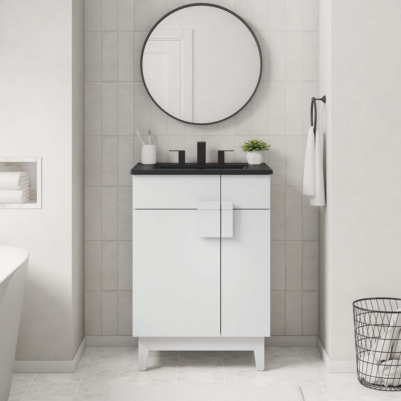 Miles 24" Bathroom Vanity by Modway