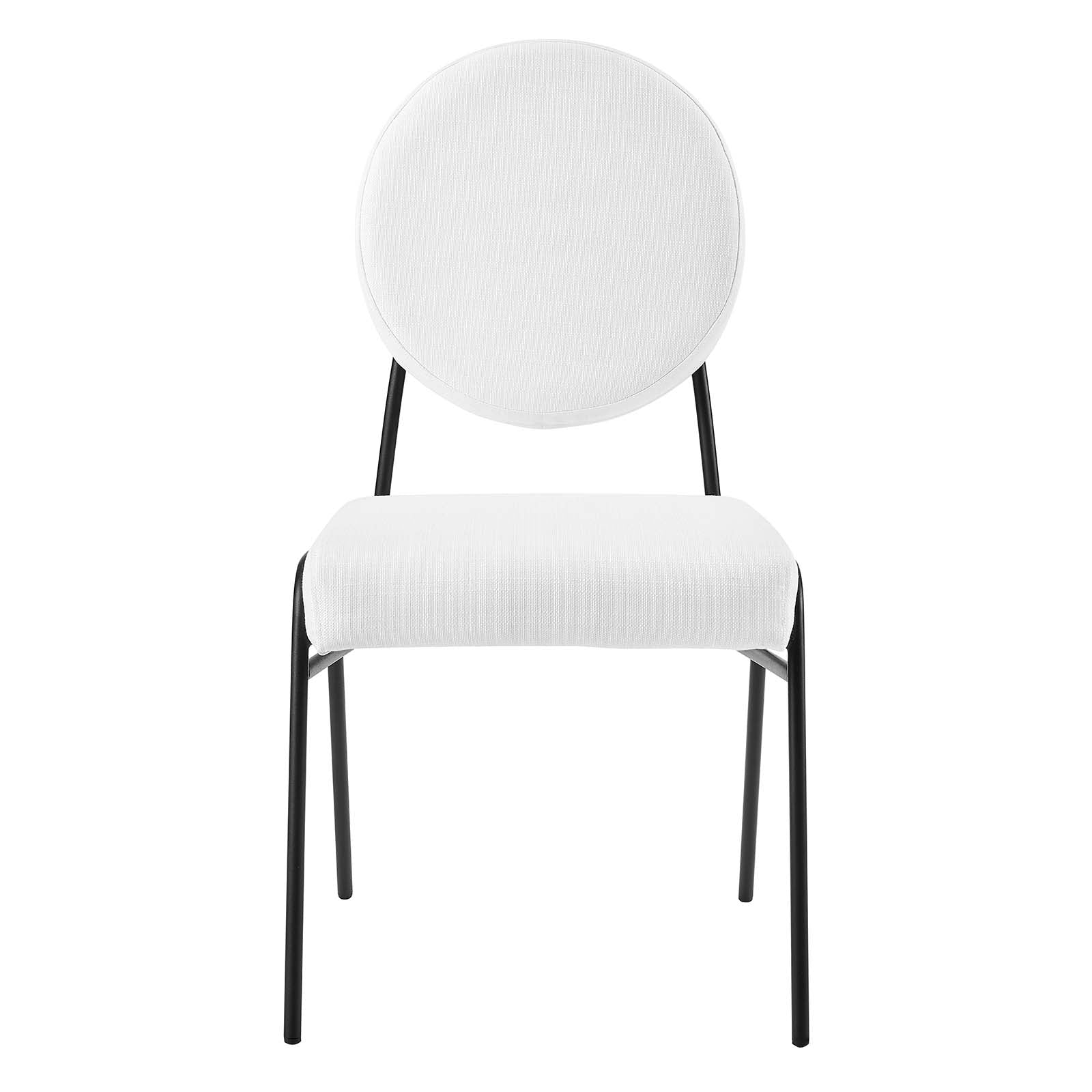 Craft Upholstered Fabric Dining Side Chairs Set of 2 by Modway