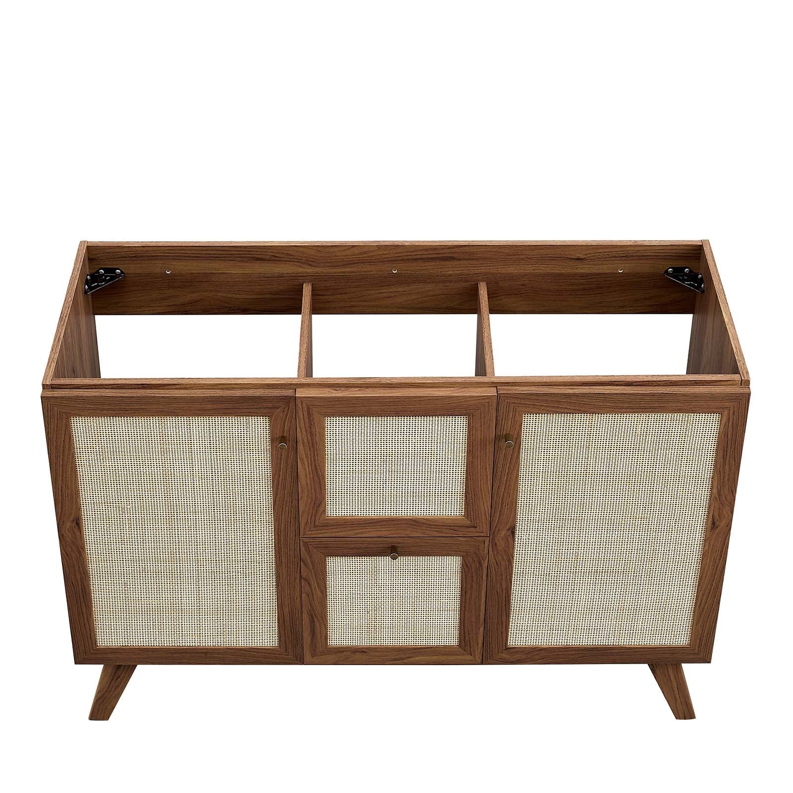 Soma 48" Single or Double Sink Compatible Bathroom Vanity Cabinet (Sink Basin Not Included) by Modway