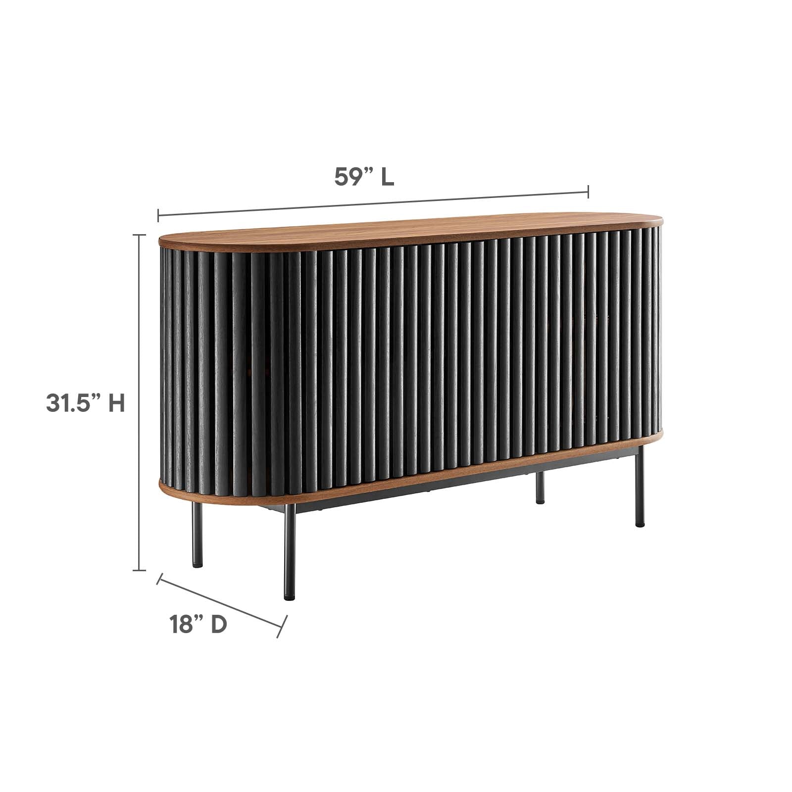 Fortitude 59" Oval Sideboard by Modway