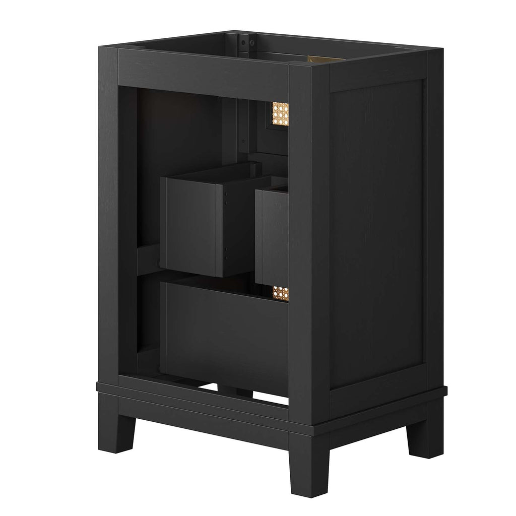 Dixie 24" Solid Wood Bathroom Vanity Cabinet (Sink Basin Not Included) by Modway