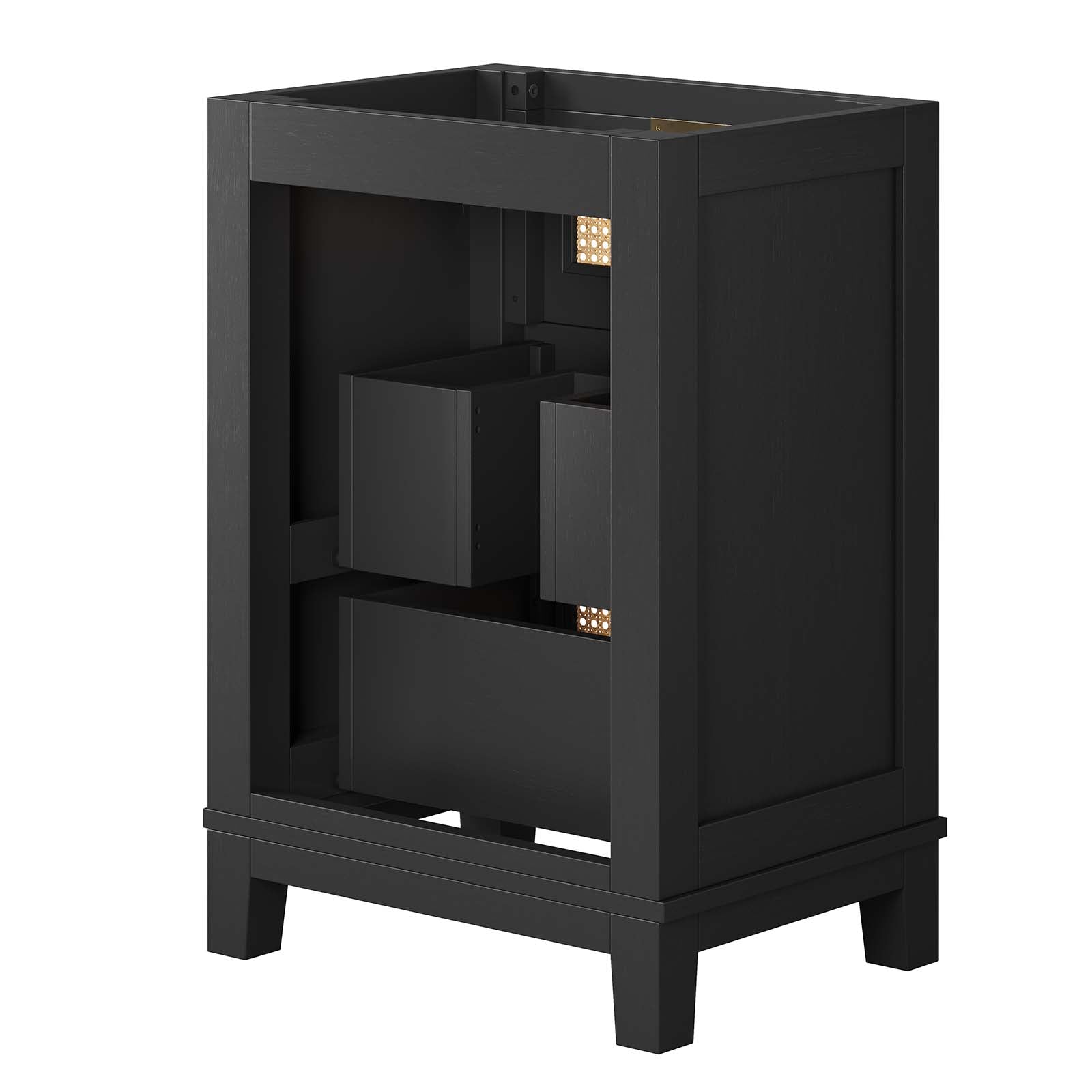 Dixie 24" Solid Wood Bathroom Vanity Cabinet (Sink Basin Not Included) by Modway