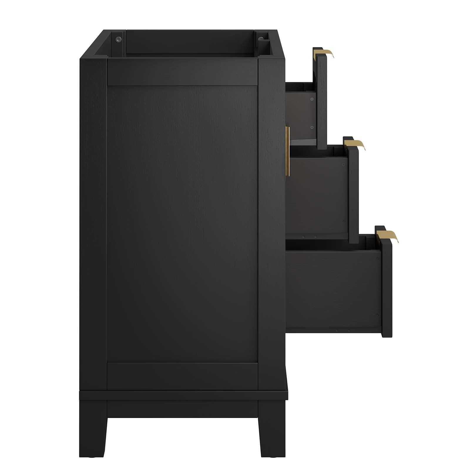 Dixie 36" Solid Wood Bathroom Vanity Cabinet (Sink Basin Not Included) by Modway
