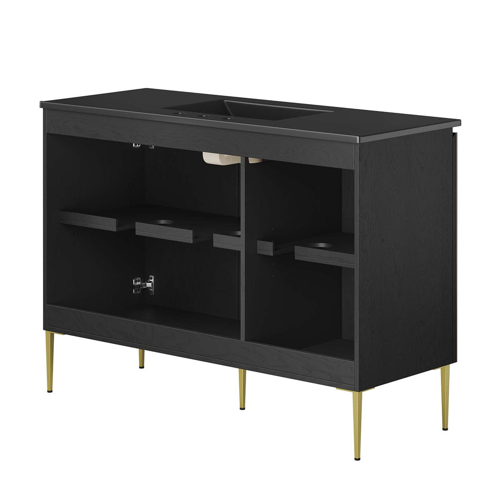 Alchemist 48" Double Sink Bathroom Vanity by Modway