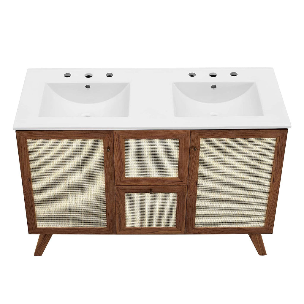 Soma 48" Double Sink Bathroom Vanity by Modway