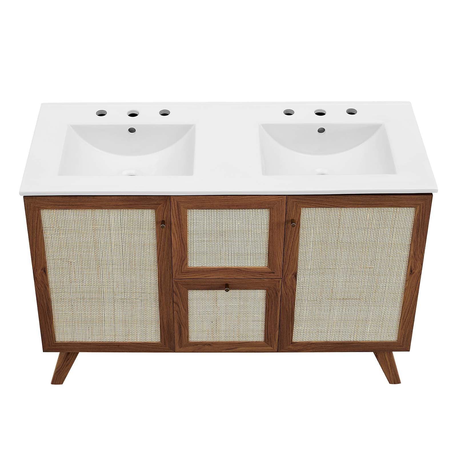 Soma 48" Double Sink Bathroom Vanity by Modway