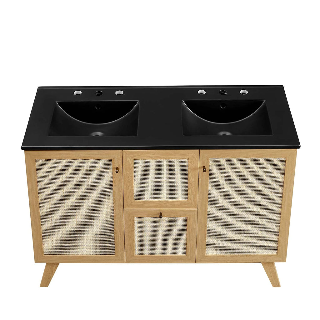 Soma 48" Double Sink Bathroom Vanity by Modway