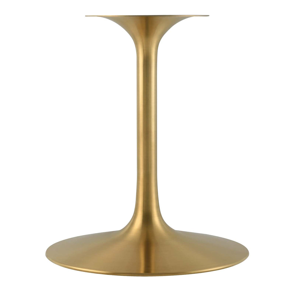 Lippa 60" Oval Faux Travertine Dining Table by Modway