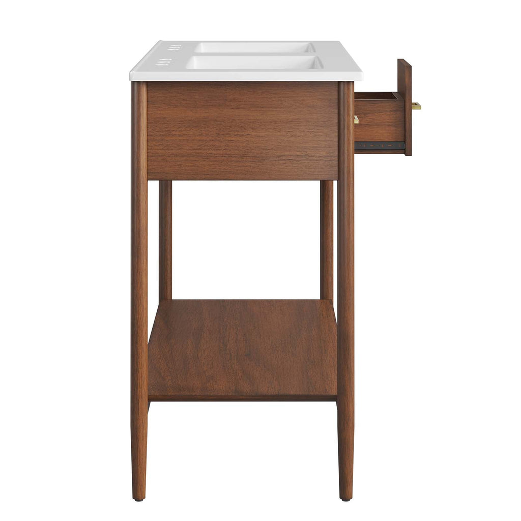 Zaire 48" Double Sink Bathroom Vanity by Modway