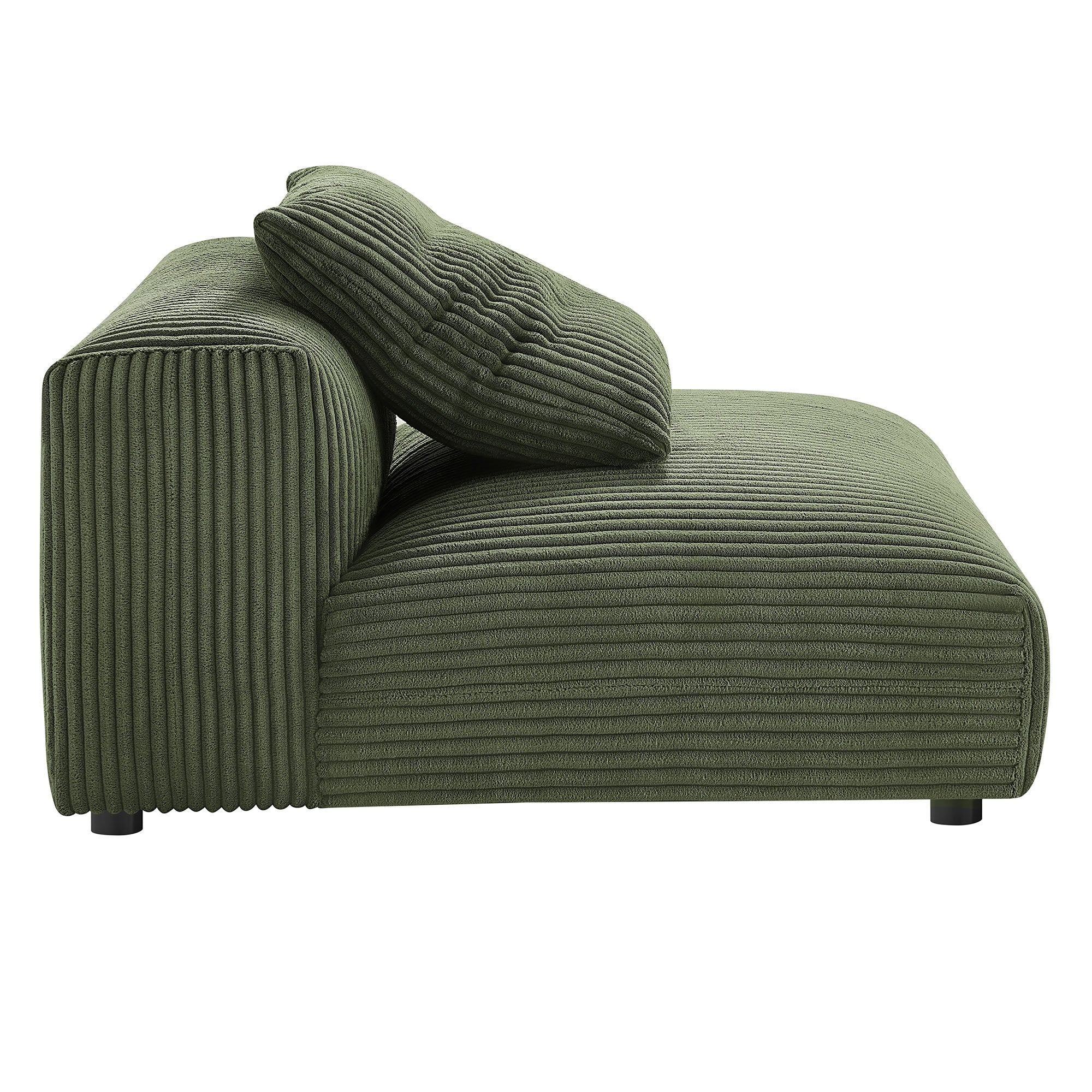 Solace 4-Piece Modular Corduroy Upholstered Sectional Sofa by Modway