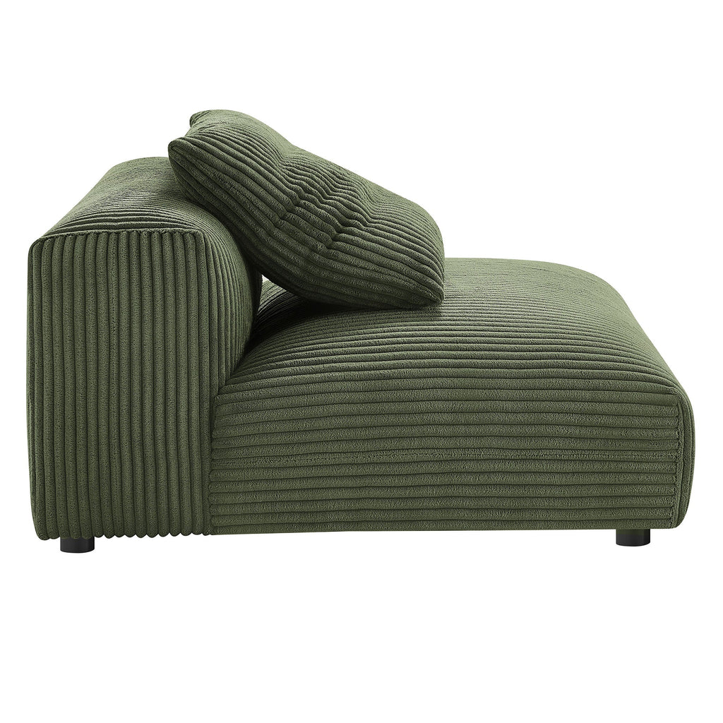 Solace 3-Piece Modular Corduroy Upholstered Sectional Sofa by Modway