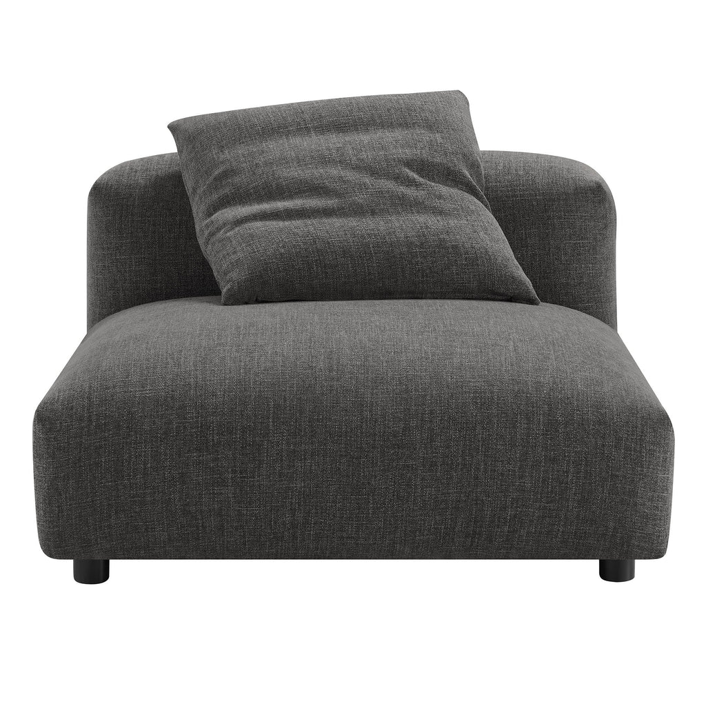 Solace Modular Upholstered Fabric Armless Chair by Modway
