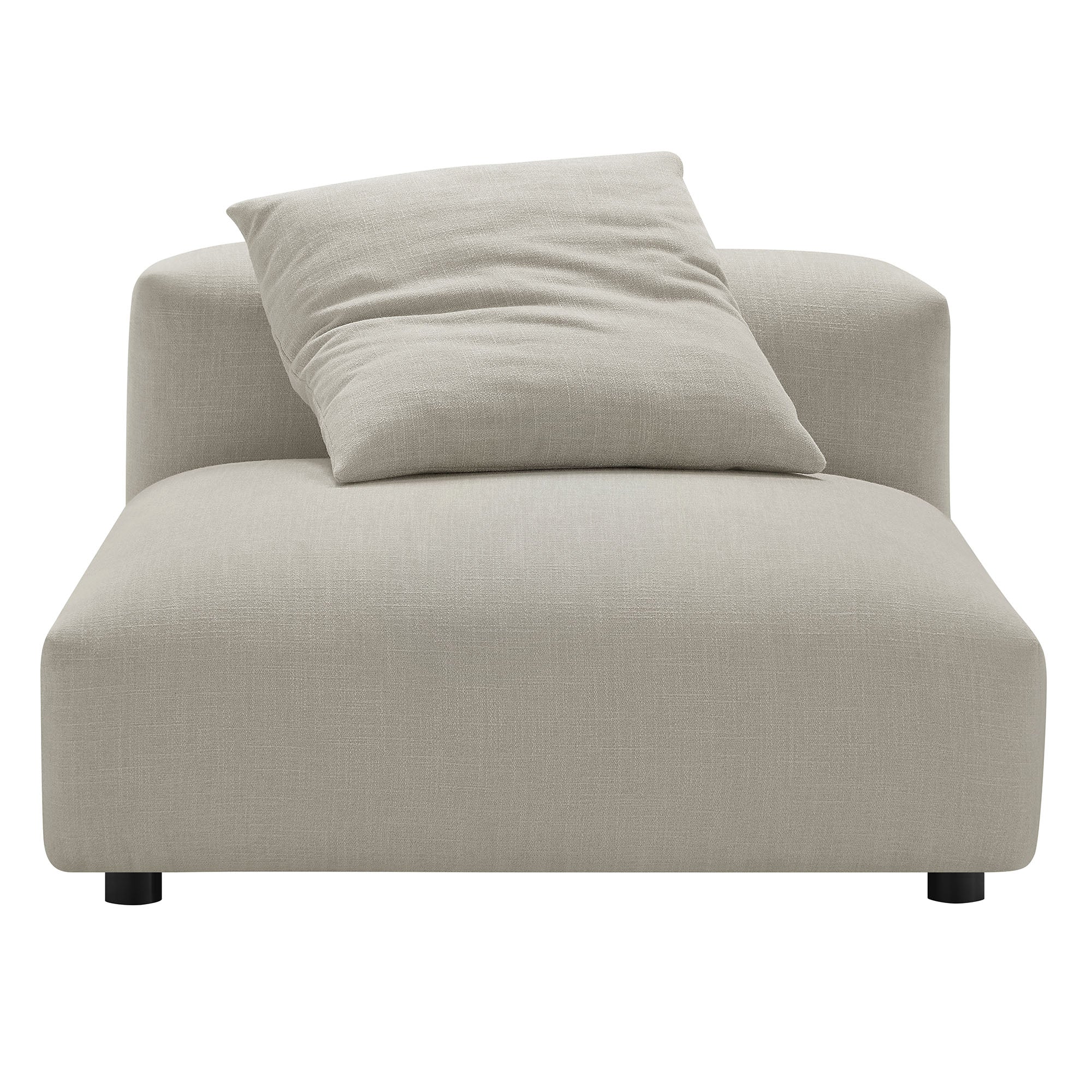 Solace Modular Upholstered Fabric Armless Chair by Modway