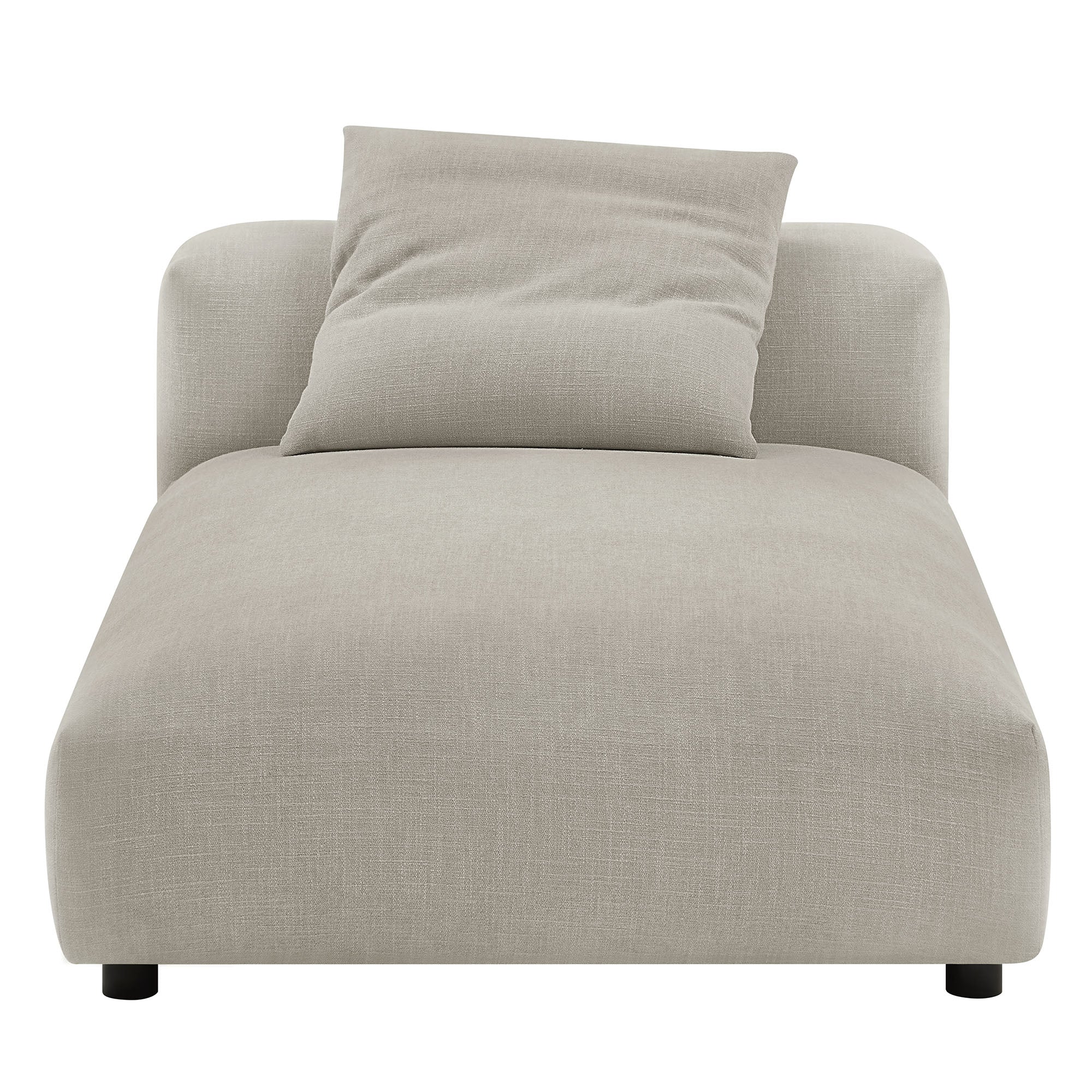 Solace 2-Piece Modular Upholstered Fabric Sectional Sofa With Chaise by Modway