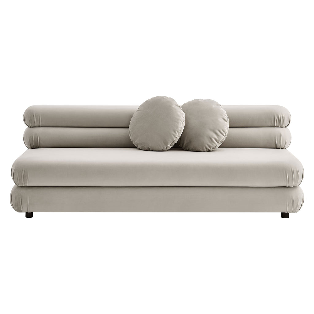 Jubilee Modular Performance Velvet Armless Loveseat by Modway