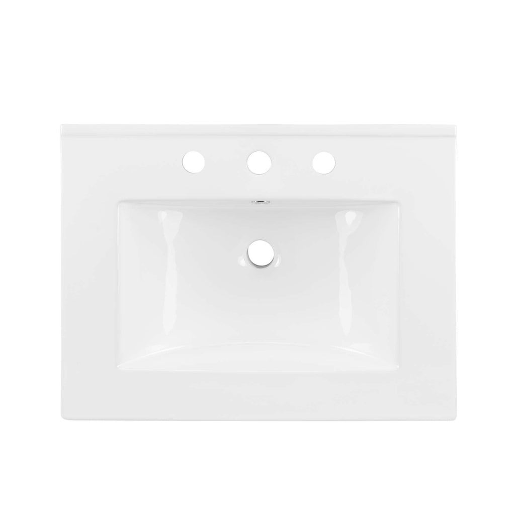 Render 62" Wall-Mount Double Sink Bathroom Vanity by Modway