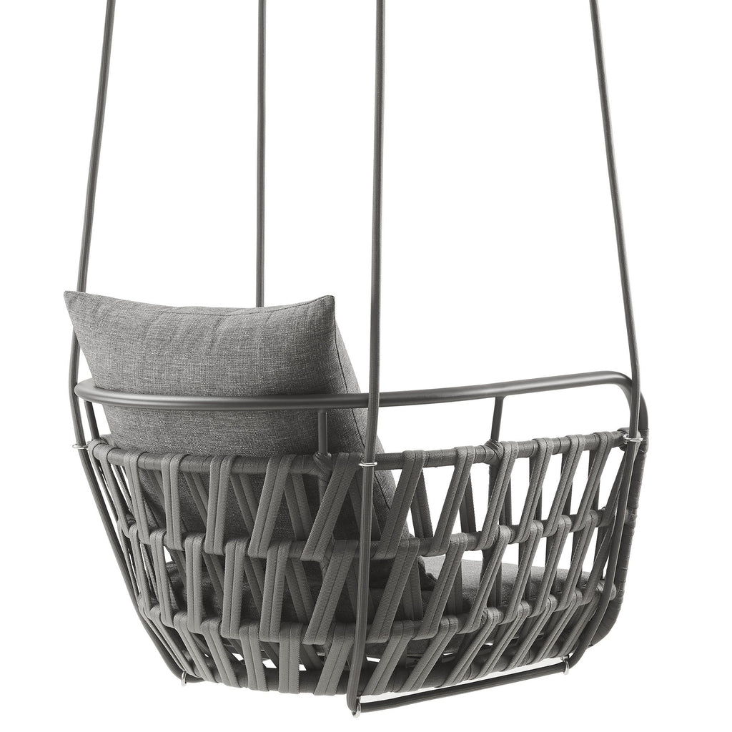 Kaliah Outdoor Patio Aluminum Swing Chair by Modway
