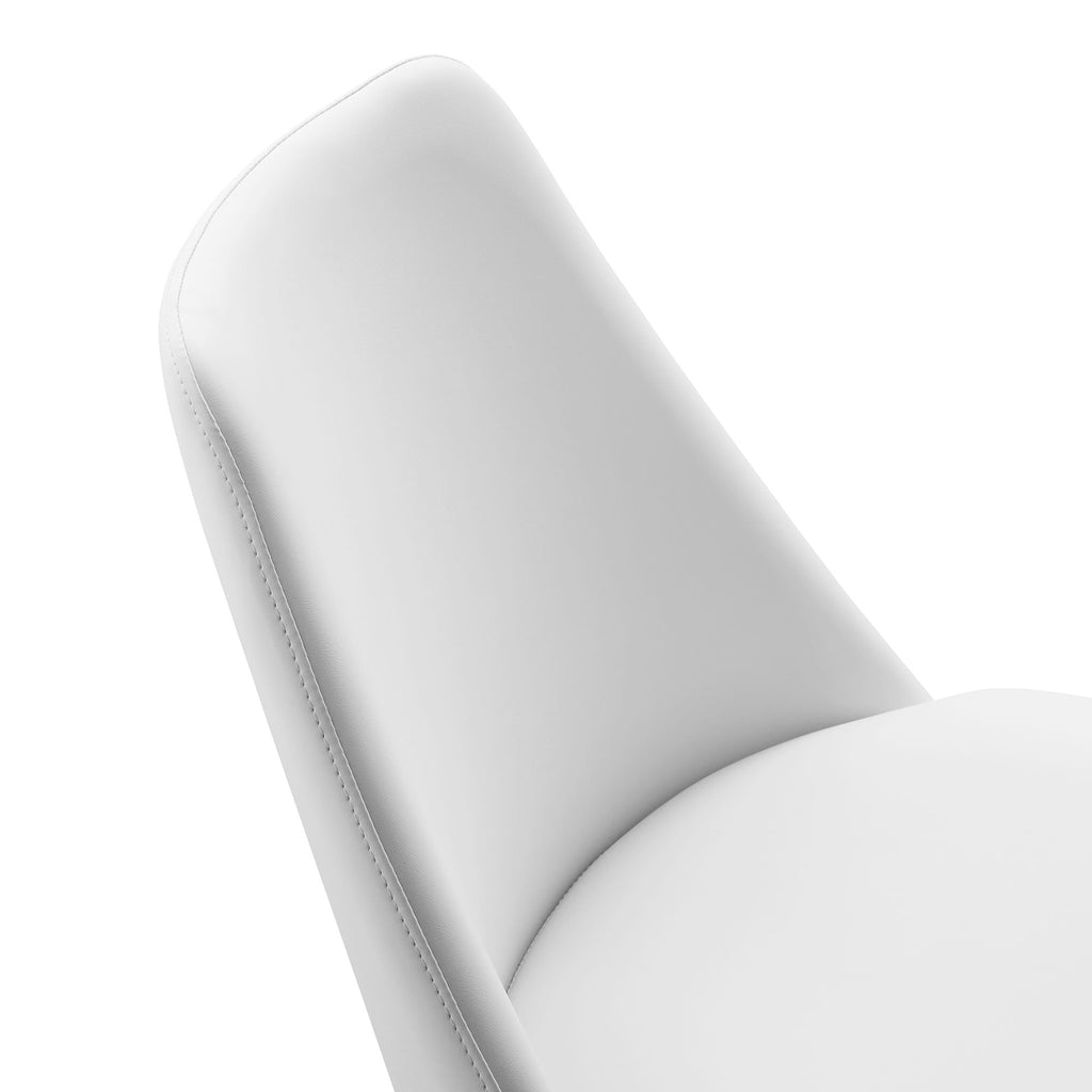 Lippa Vegan Leather Swivel Dining Chair by Modway