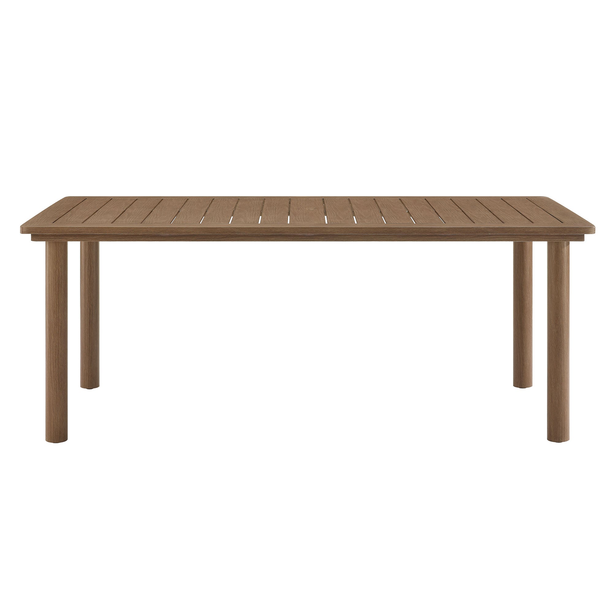 Parkland 76" Outdoor Patio Aluminum Dining Table by Modway