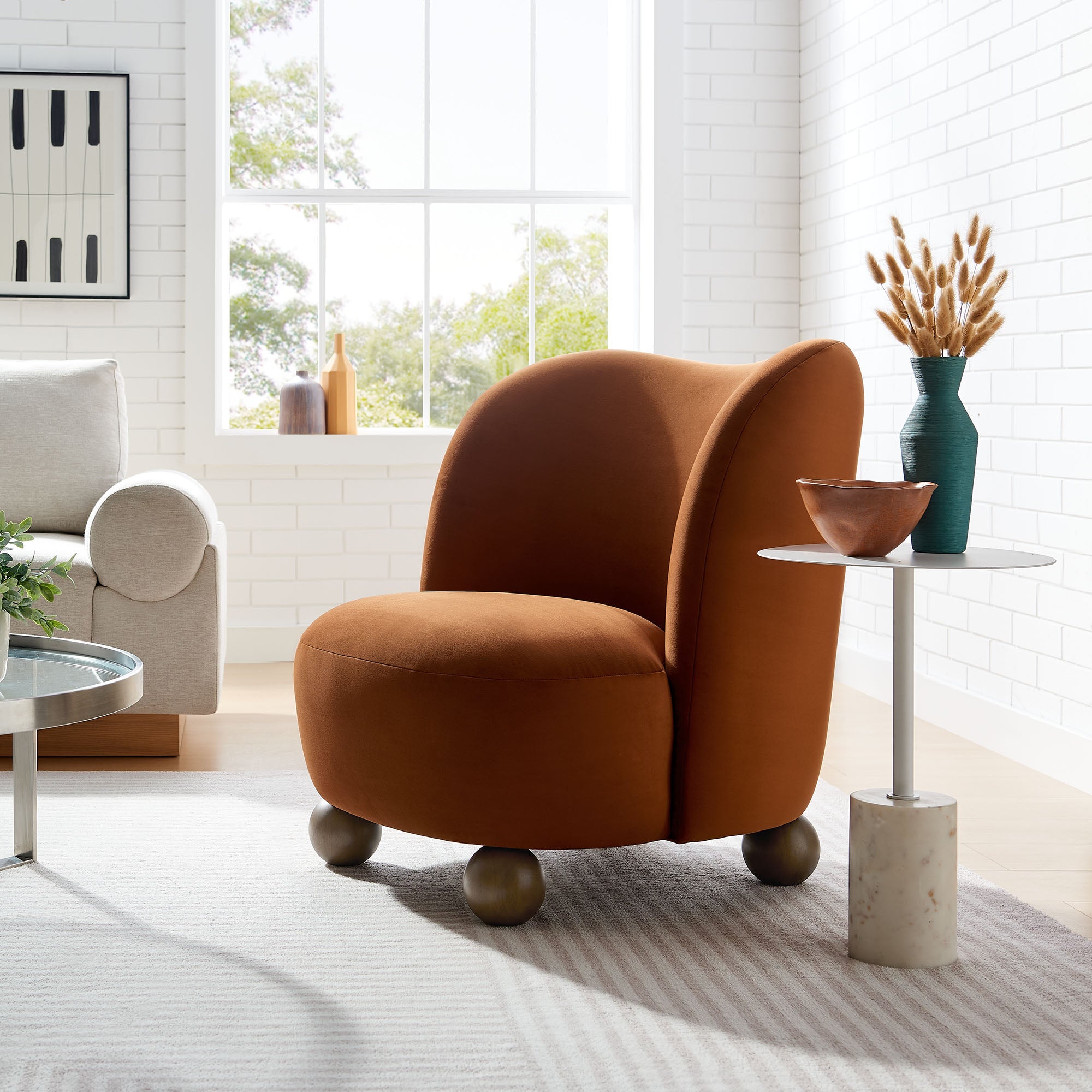 Monroe Performance Velvet Accent Chair by Modway