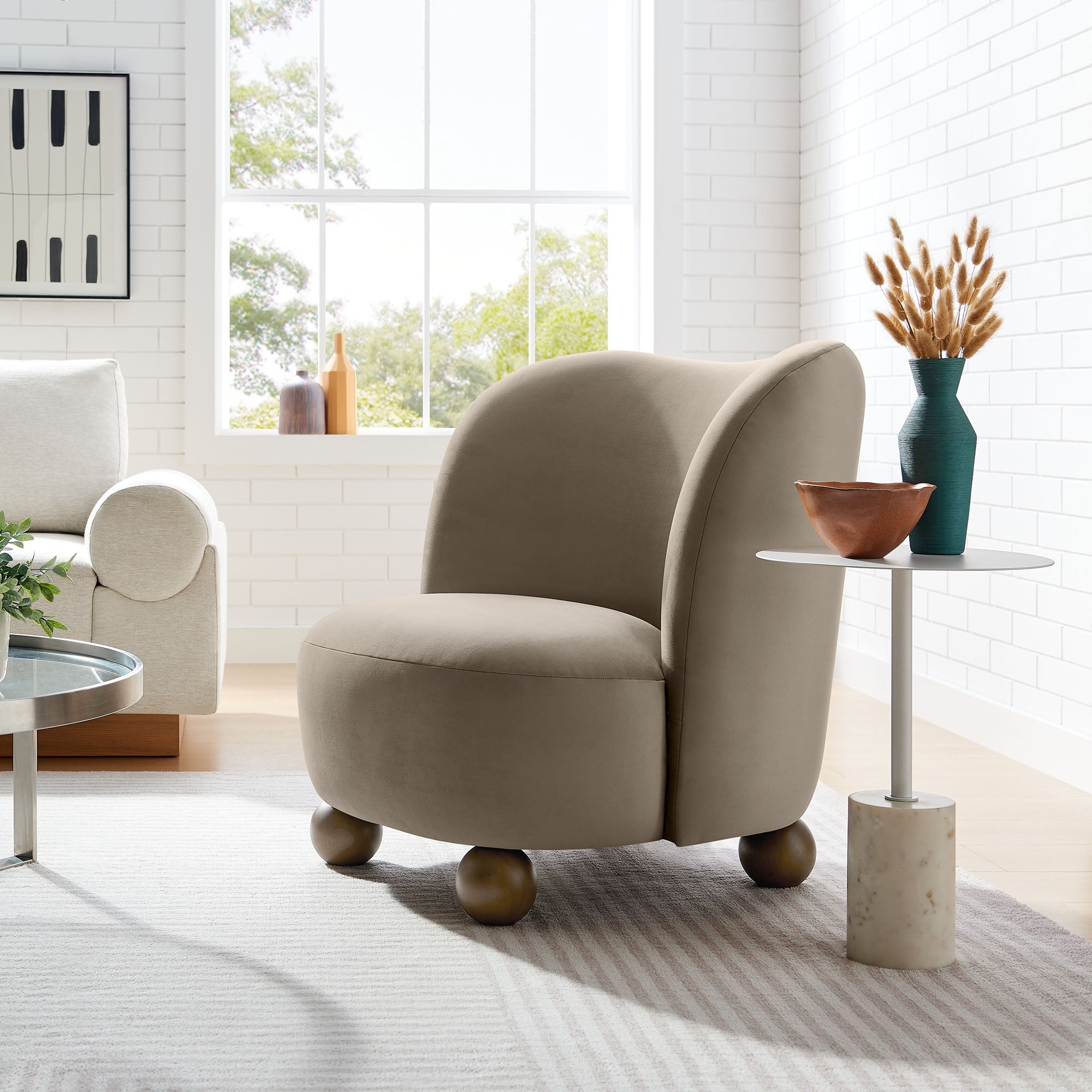 Monroe Performance Velvet Accent Chair by Modway