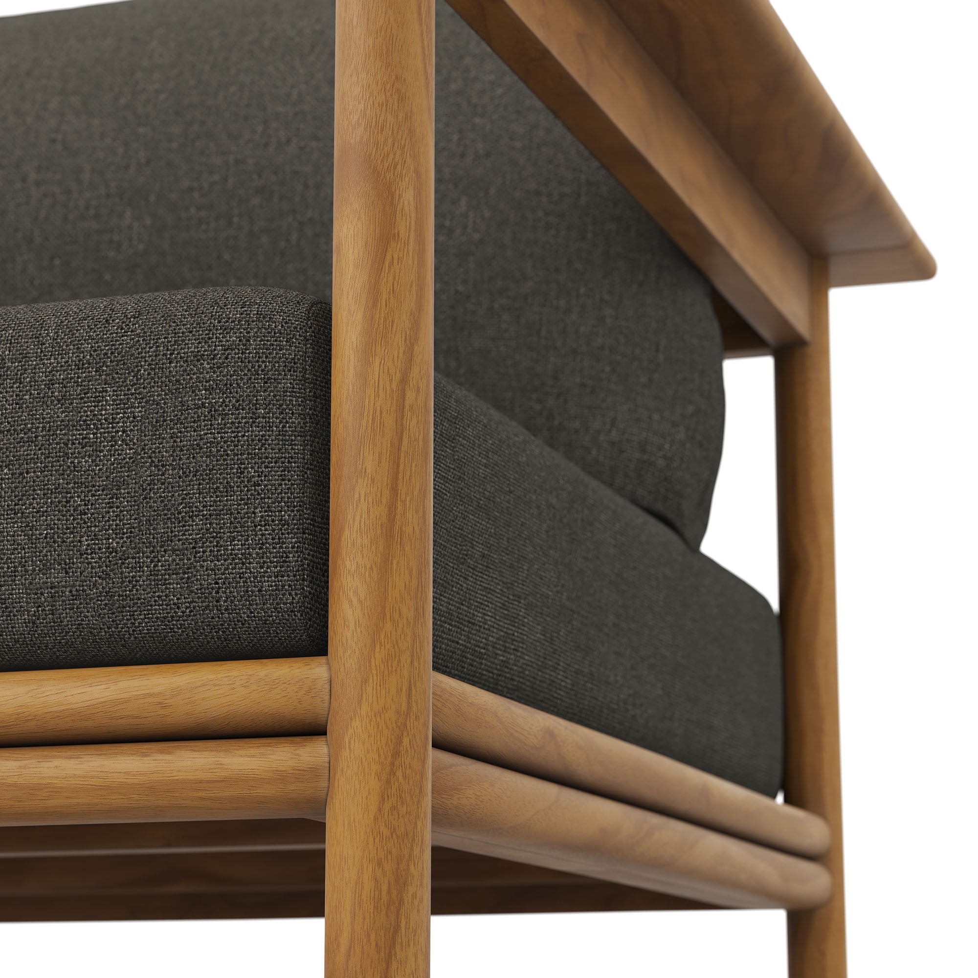 Wren Outdoor Patio Teak Wood Armchair by Modway