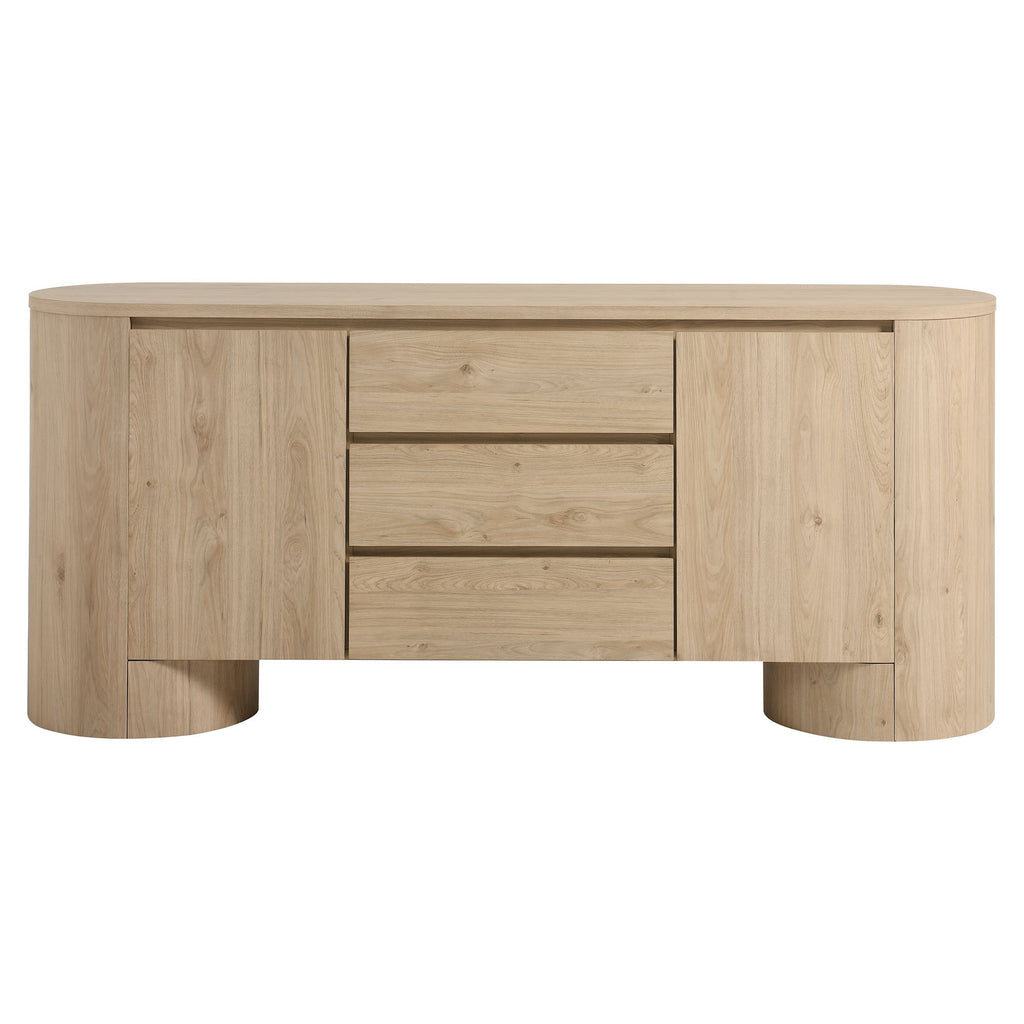 Duval 71" Rounded Sideboard Storage Cabinet by Modway