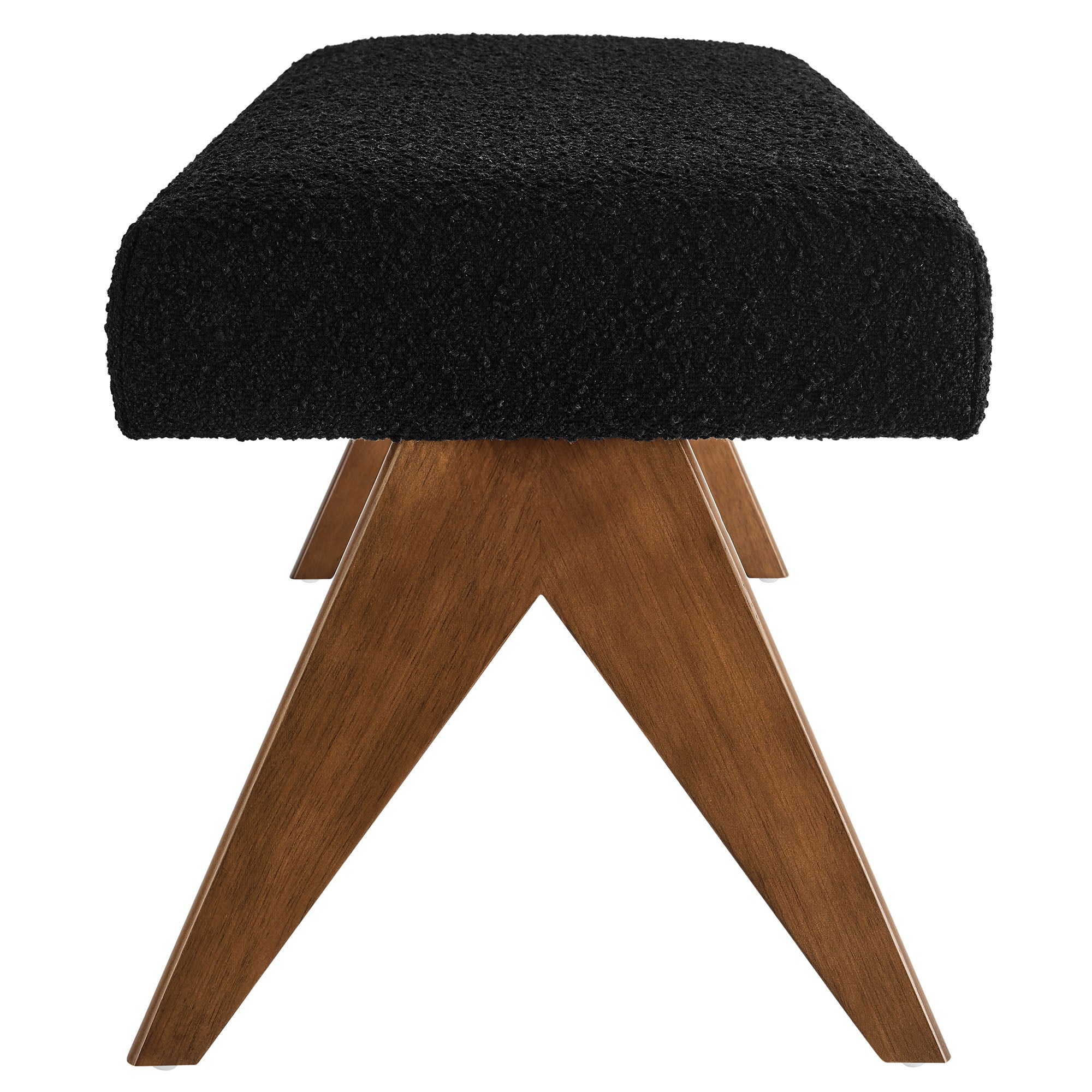 Lyra 63" Boucle Upholstered Bench by Modway