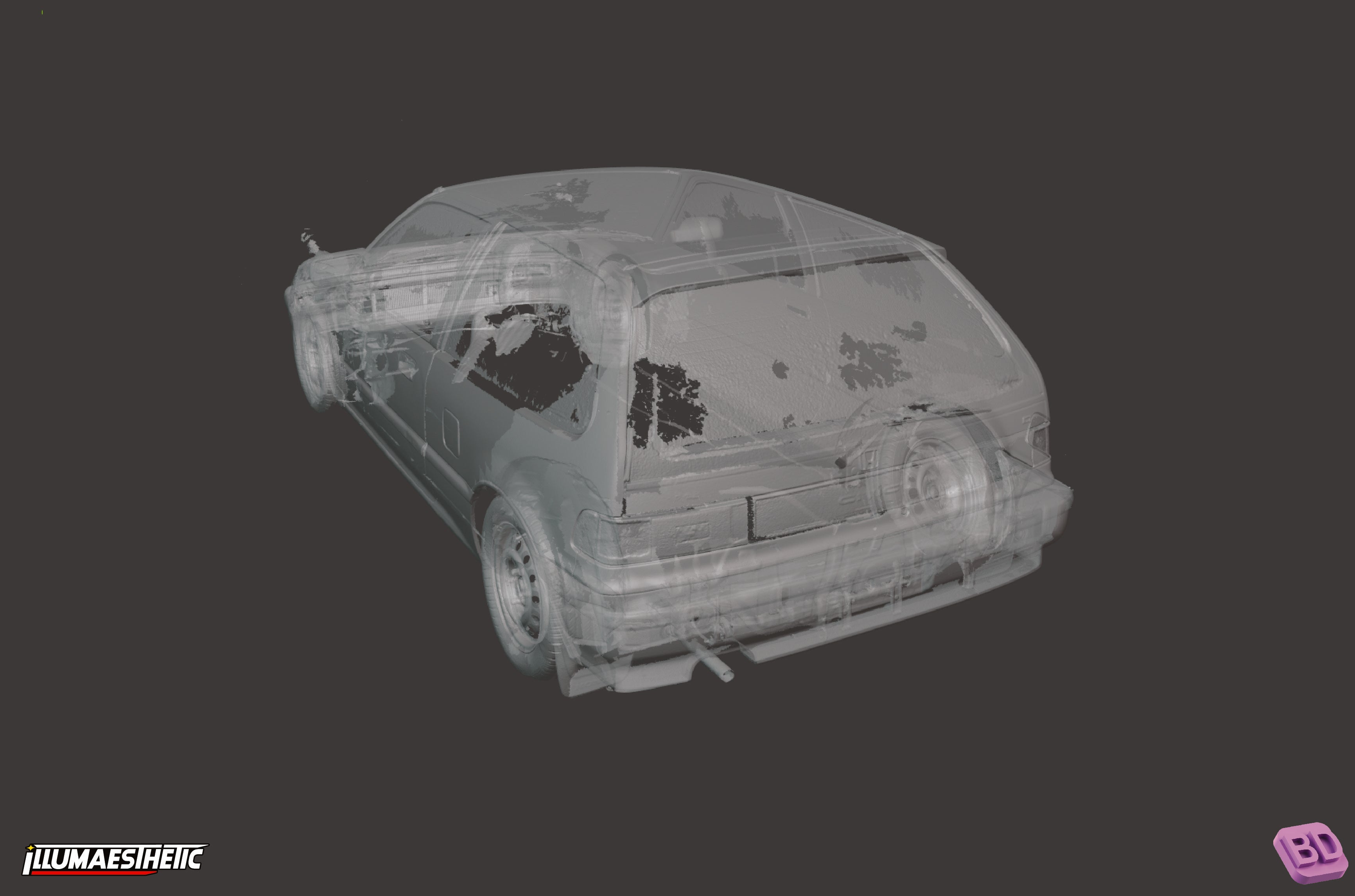 Honda Civic (EF) 3D Scan (1987-1991)