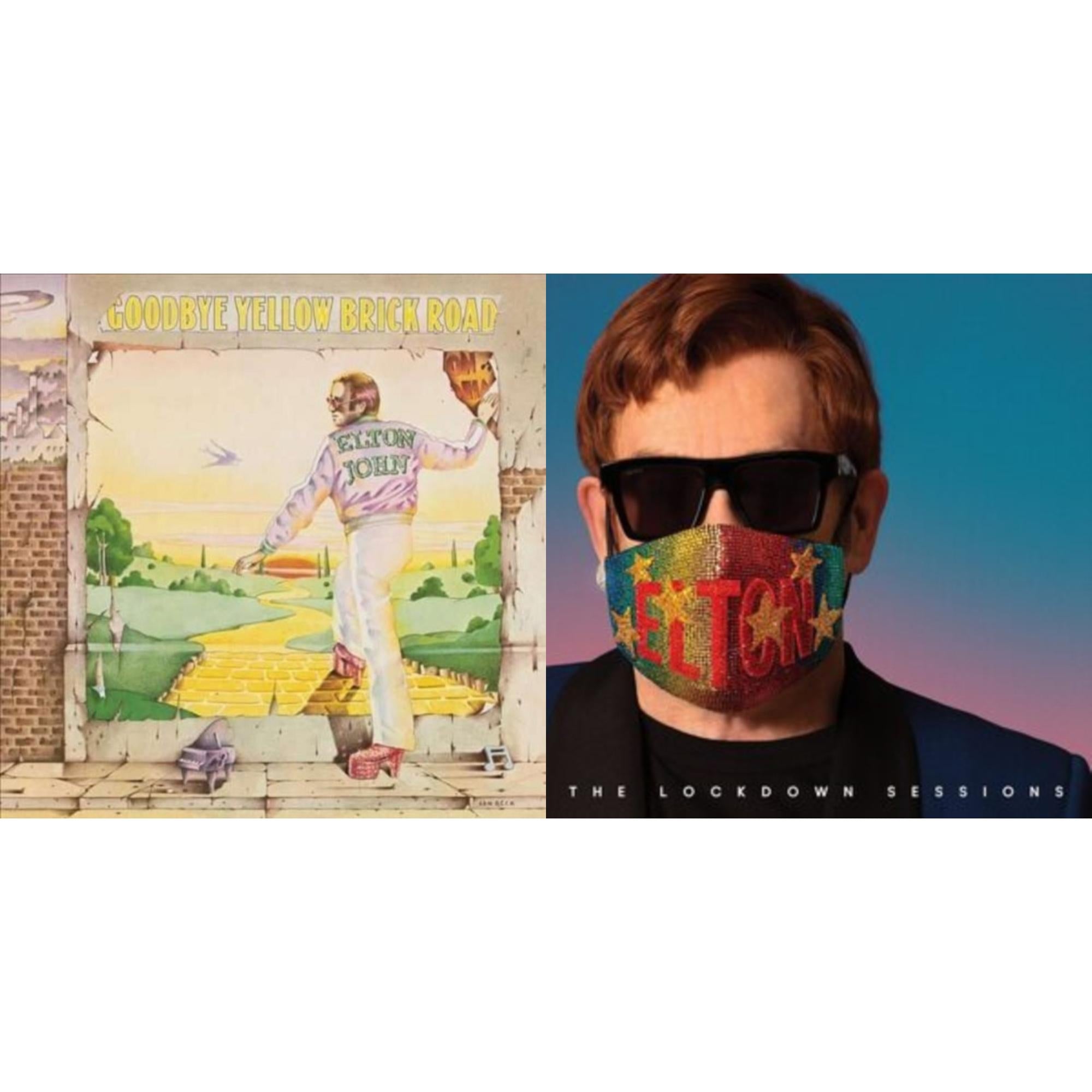 Elton John - Lockdown Sessions (Blue Vinyl/2LP) (X) & Goodbye Yellow Brick Road