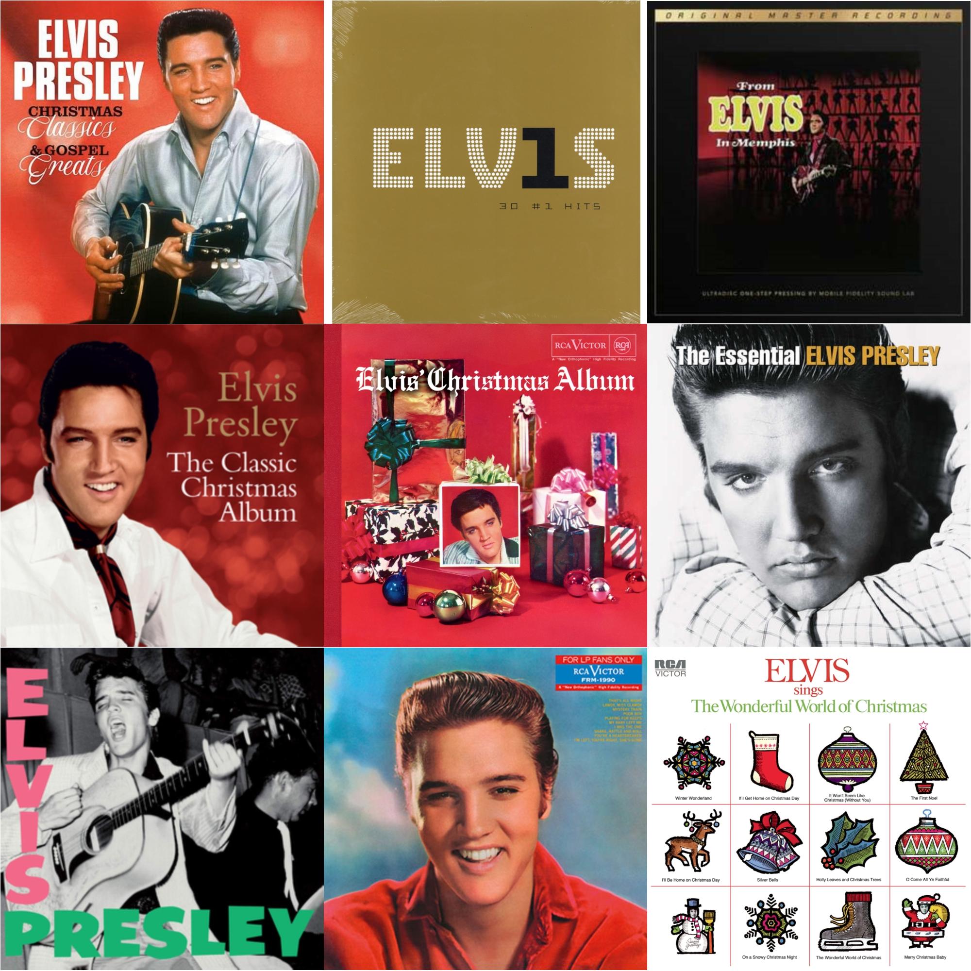 Elvis Presley - Classic Christmas Album & Elvis' Christmas Album & Elvis Sings The Wonderful World Of Christmas & From Elvis In Memphis (2LP/180G/45RPM Supervinyl Ultradisc One-Step/Original Masters/Limited) & Elvis Presley (Limited/Transparent Green